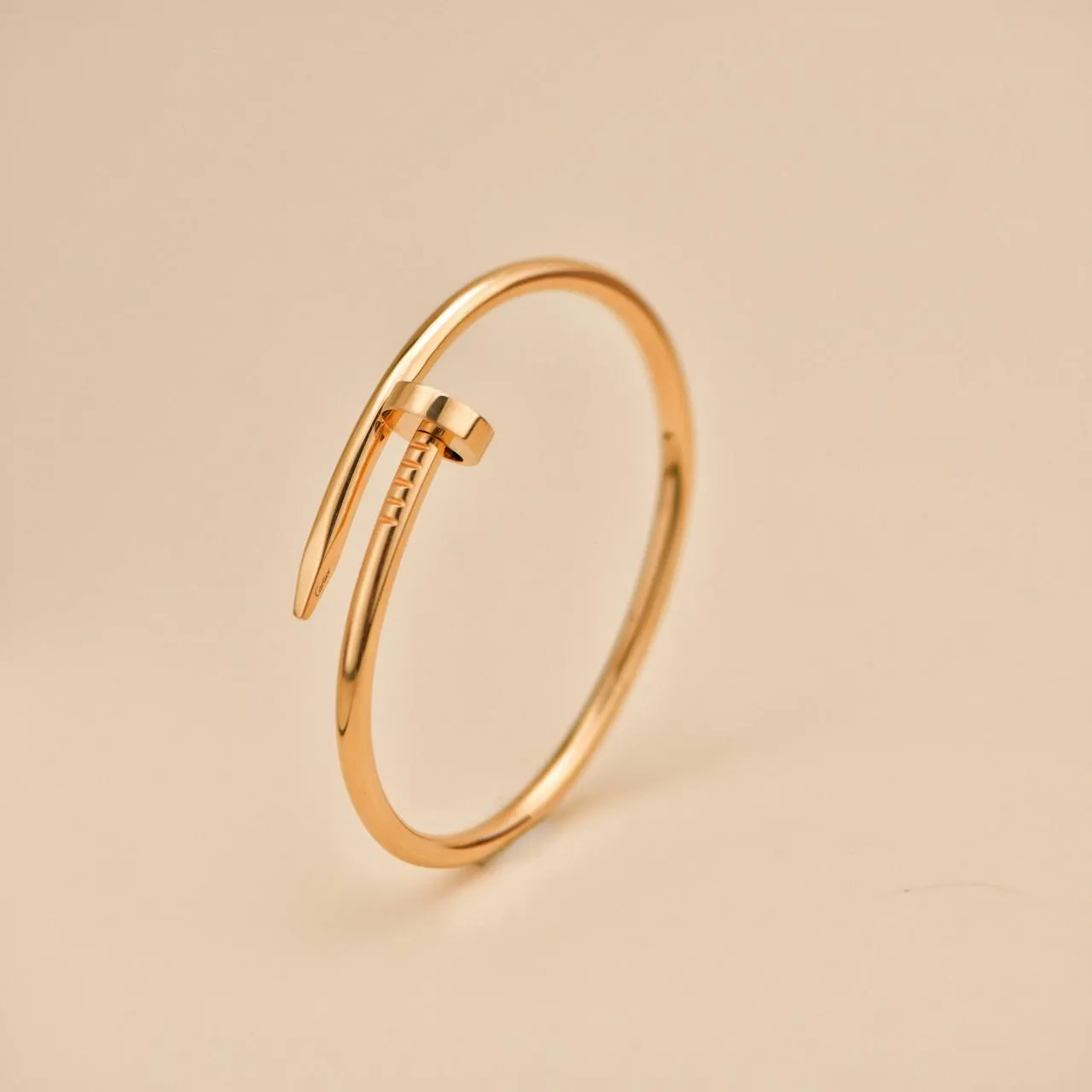 Cartier Juste un Clou 18K Rose Gold Bracelet Size 16