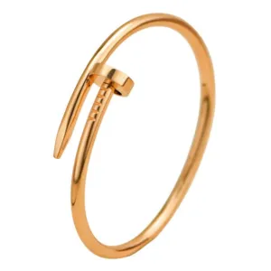 Cartier Juste un Clou 18K Rose Gold Bracelet Size 16