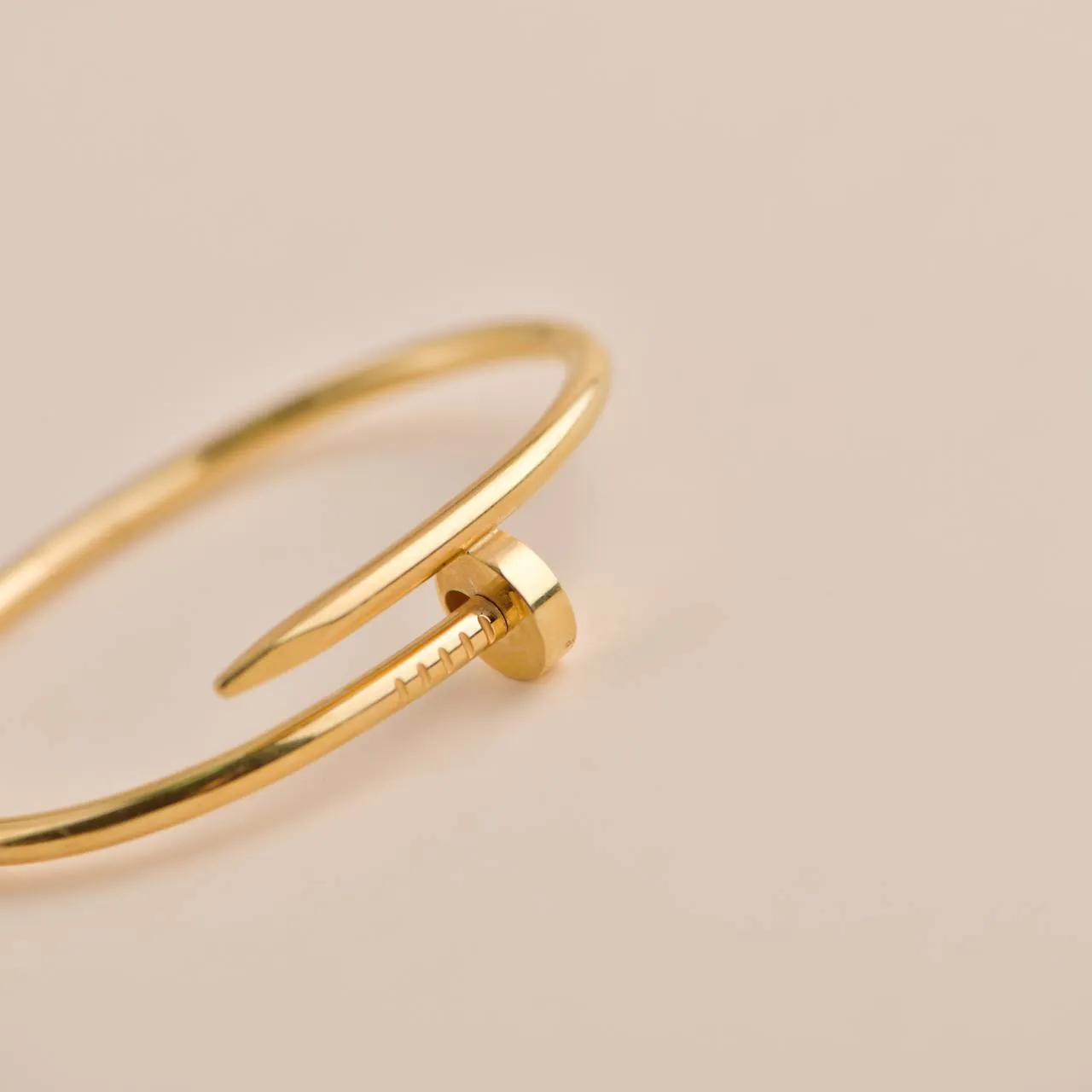 Cartier Juste un Clou 18K Yellow Gold Bracelet Size 17