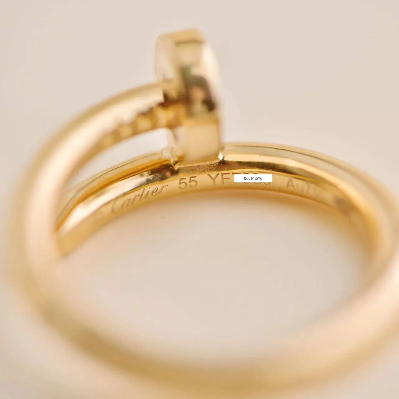 Cartier Juste Un Clou Rose Gold Ring Size 55