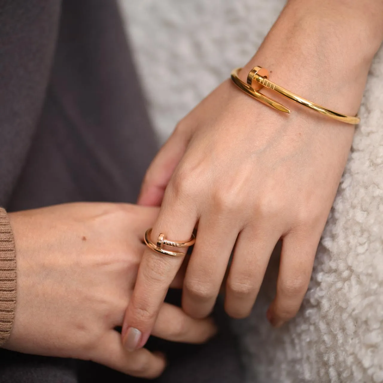 Cartier Juste Un Clou Rose Gold Ring Size 56