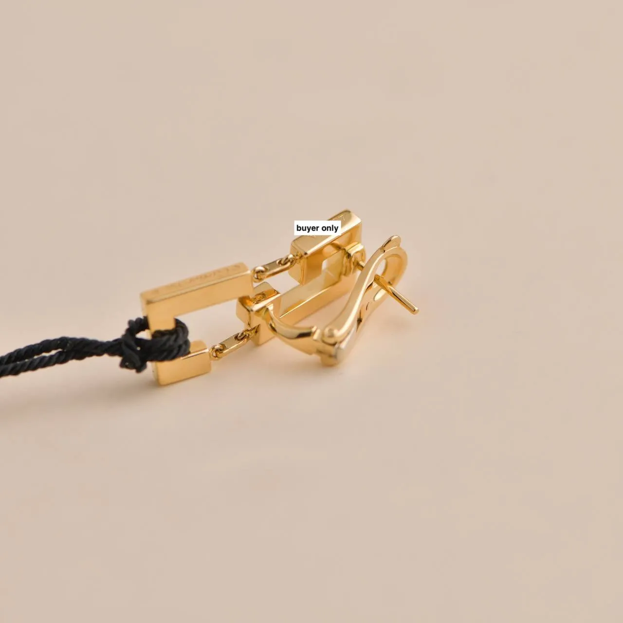 Cartier Le Baiser Du Dragon Ruby Yellow Gold Earrings