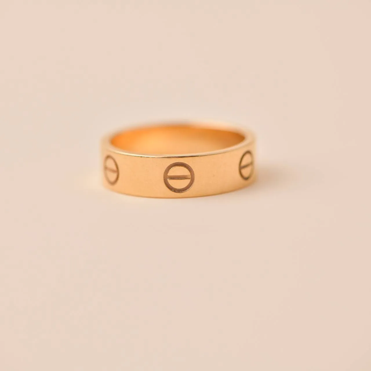 Cartier Love 18K Rose Gold Ring Size 55