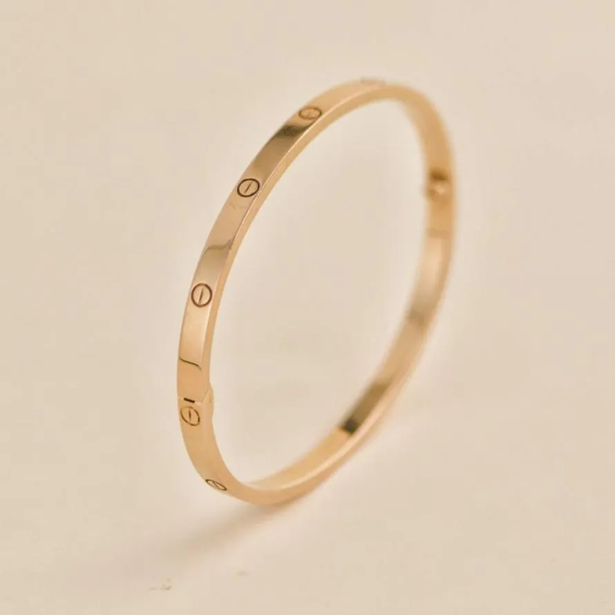 Cartier Love 18K Rose Gold Small Model Size 18