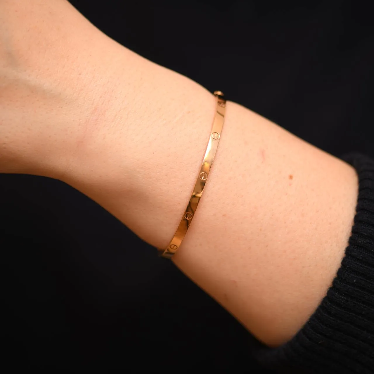 Cartier Love 18K Rose Gold Small Model Size 18