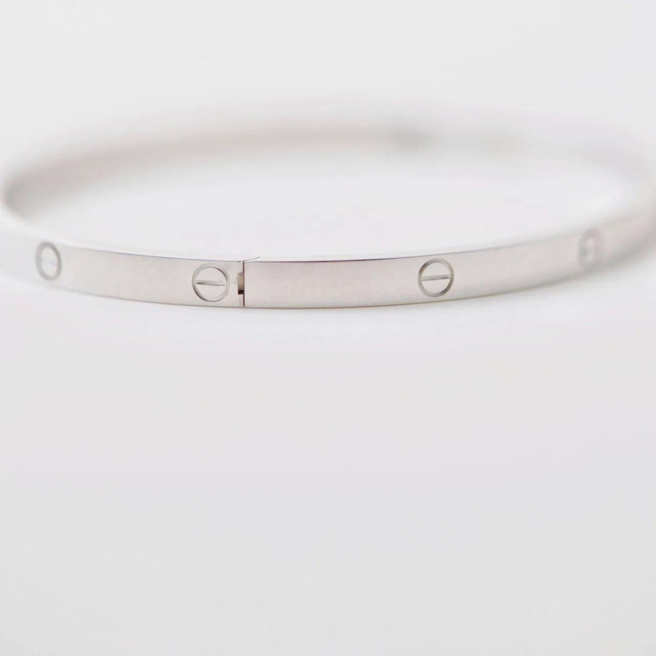 Cartier Love 18K White Gold Small Model Size 18