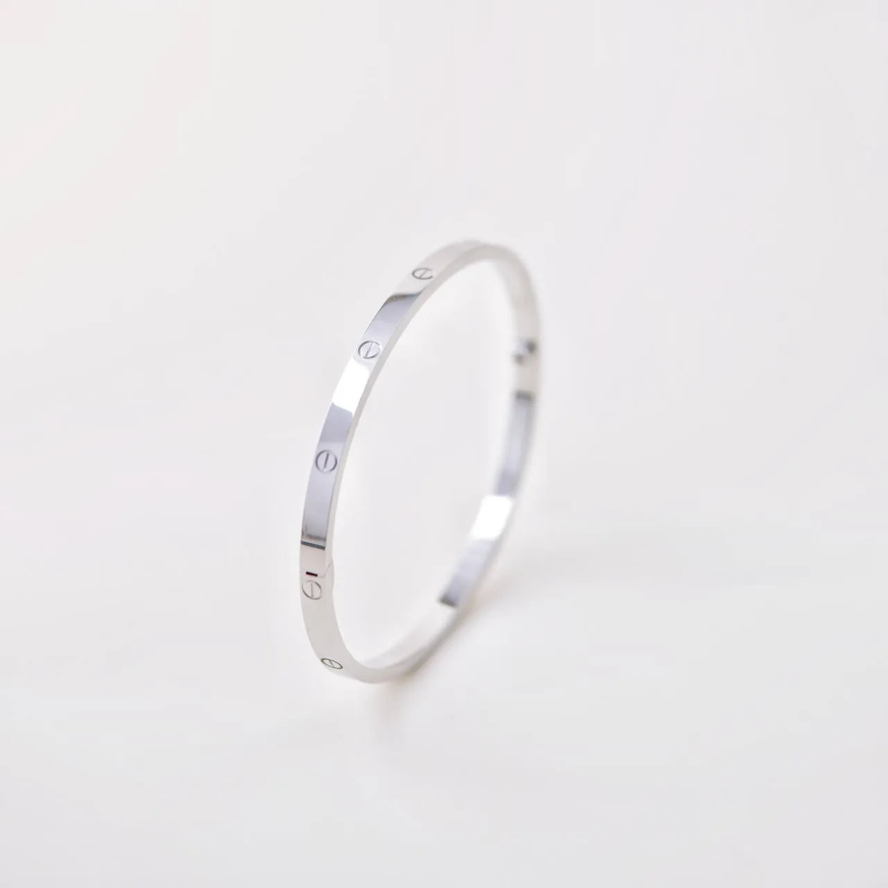 Cartier Love 18K White Gold Small Model Size 18