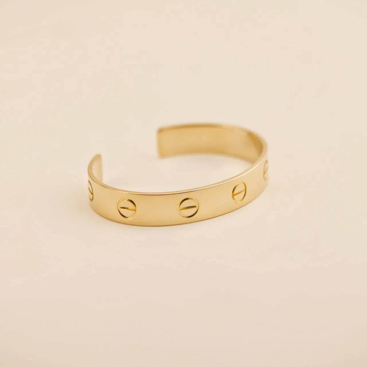 Cartier Love Bangle 18k Yellow Gold Wide XL Size 19