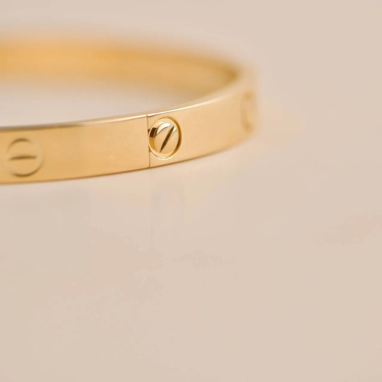 Cartier Love Bracelet 18K Rose Gold Size 17