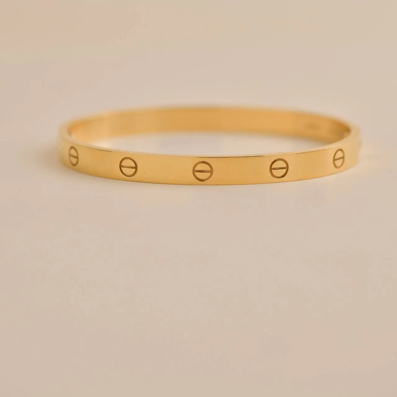 Cartier Love Bracelet 18K Rose Gold Size 17