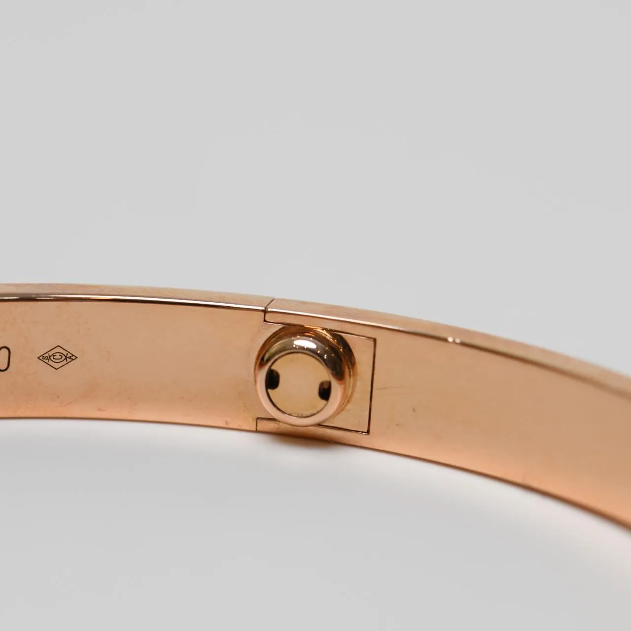 Cartier Love Bracelet 18K Rose Gold Size 20
