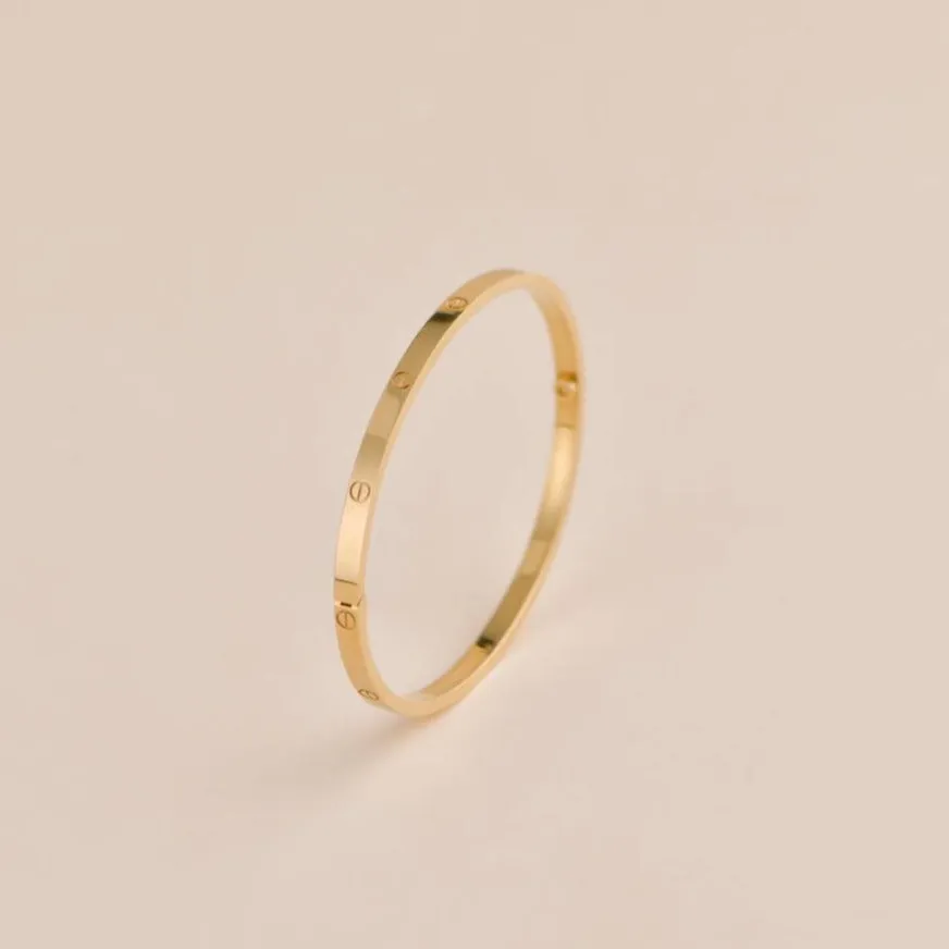 Cartier Love Bracelet Small Model 18K Yellow Gold Size 19