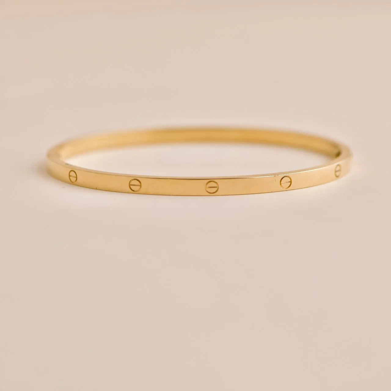 Cartier Love Bracelet Small Model 18K Yellow Gold Size 19
