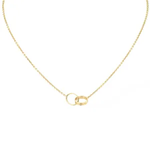 Cartier Love Necklace 18K Yellow Gold 17.3 Inches Long