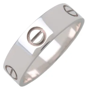 Cartier Love Ring #61 K18WG White Gold US9.5-10 EU60.5 HK21.5 Used