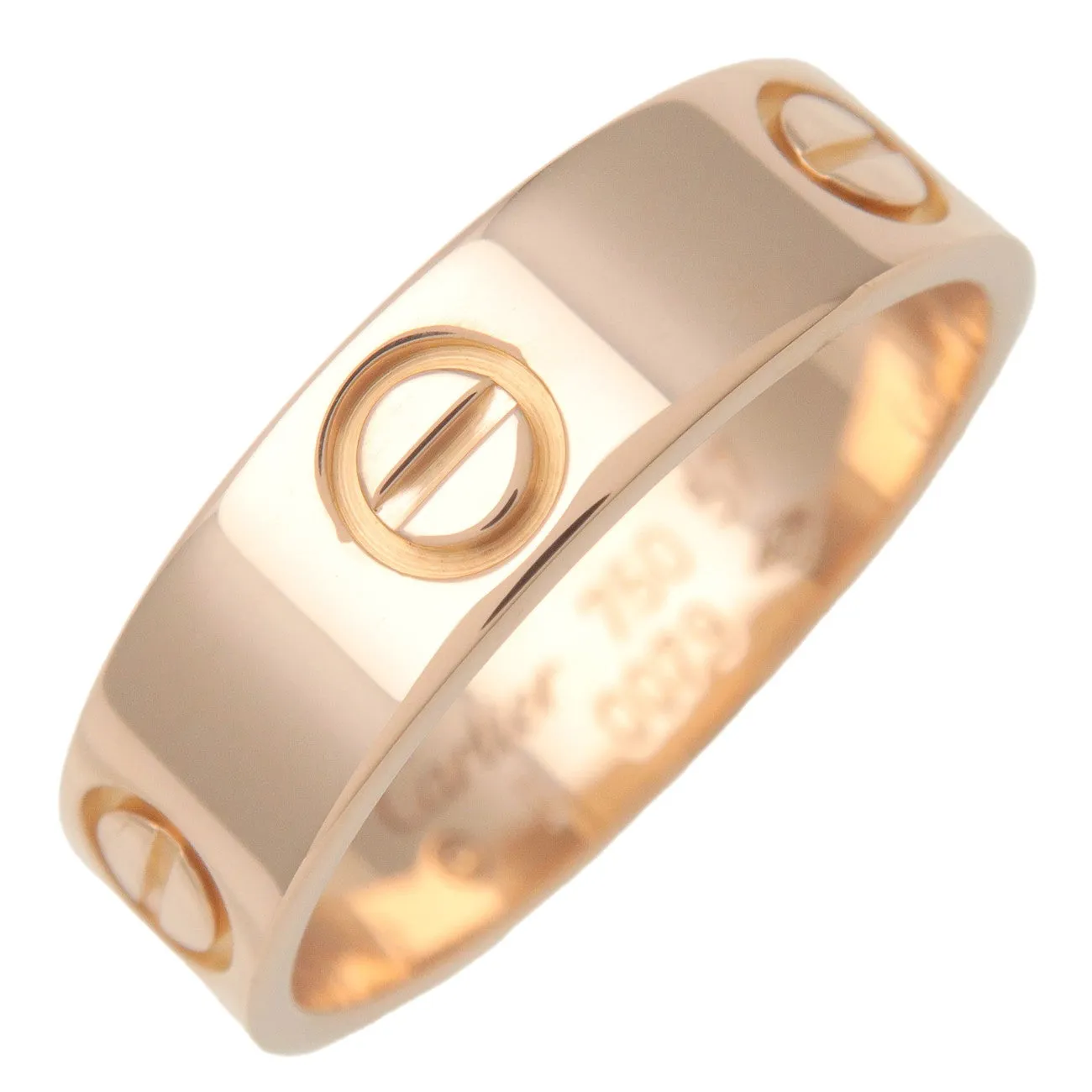 Cartier Love Ring K18PG 750PG Rose Gold #57 US8-8.5 Used