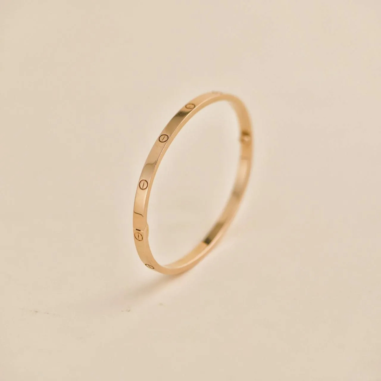 Cartier Love Rose Gold Small Model Bracelet Size 19