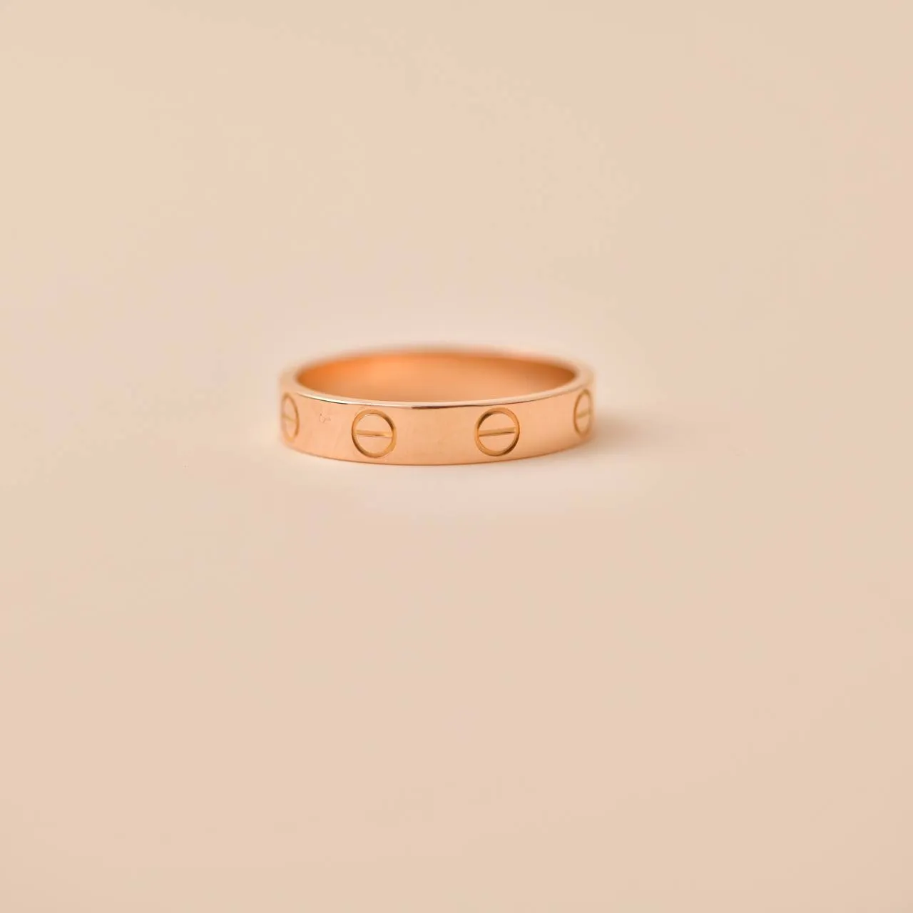 Cartier Love Small Model 18K Rose Gold Size 52