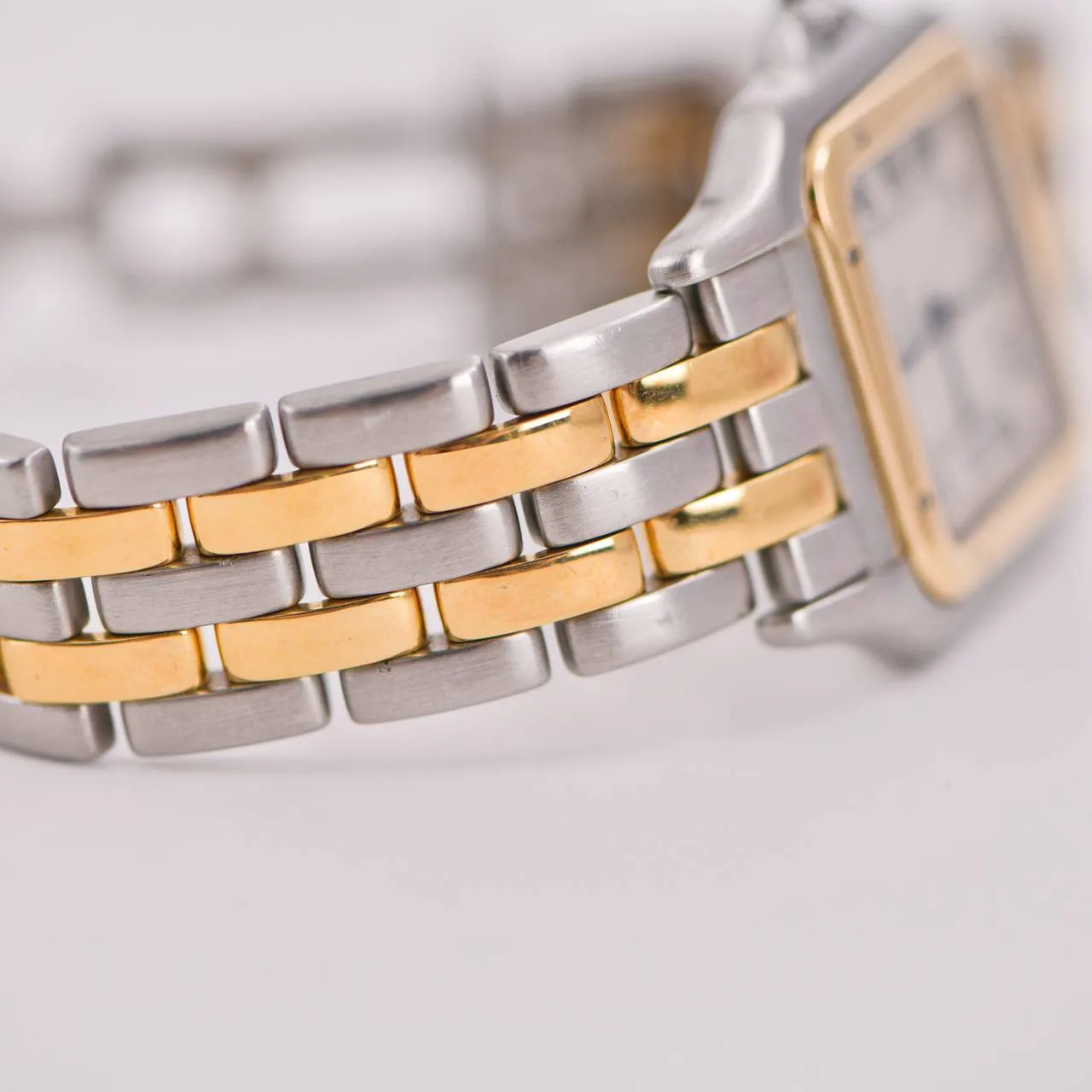 Cartier Panth??re Medium Model Steel 18k Yellow Gold Watch W2PN0007