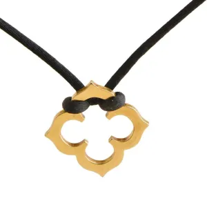 Cartier Quatrefoil 18k Yellow Gold Pendant Necklace