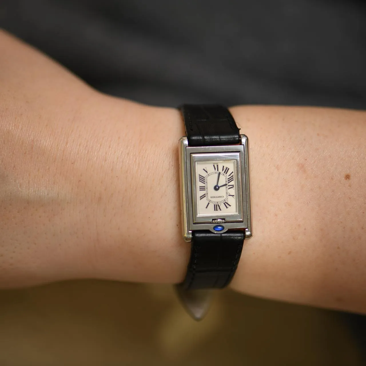 Cartier Tank Basculante Watch W1011158 Small Model