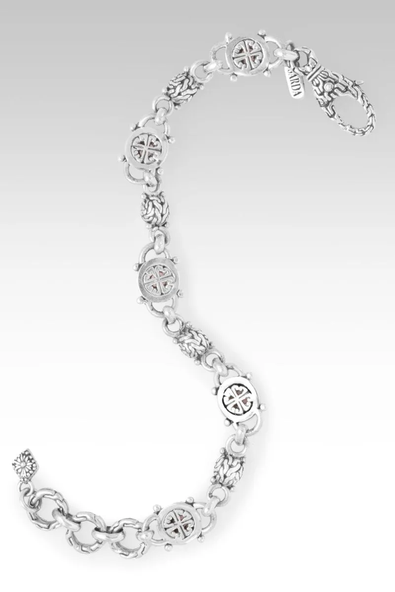 Choose Love Bracelet? in Pale Plum? Mystic Topaz