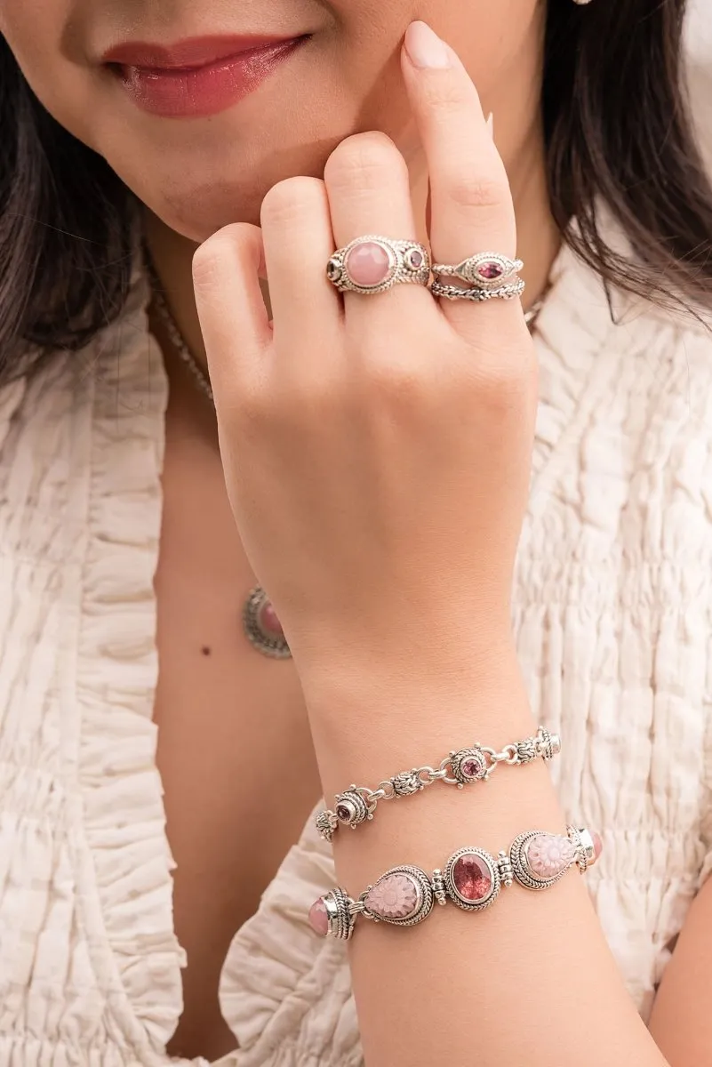 Choose Love Bracelet? in Pale Plum? Mystic Topaz