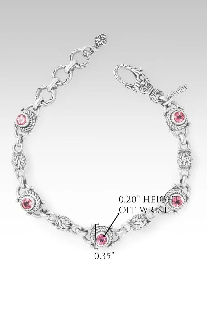 Choose Love Bracelet? in Pale Plum? Mystic Topaz