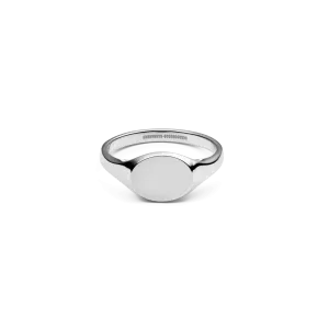 Classic Mini Signet Ring Silver
