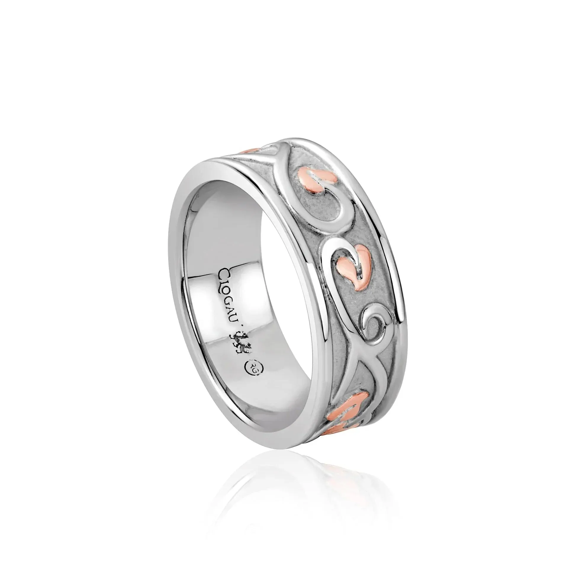 Clogau Tree of Life Sterling Silver Band Ring D