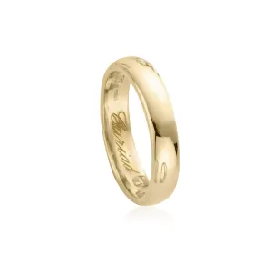 Clogau Windsor 9ct Yellow Gold 4mm Wedding Ring