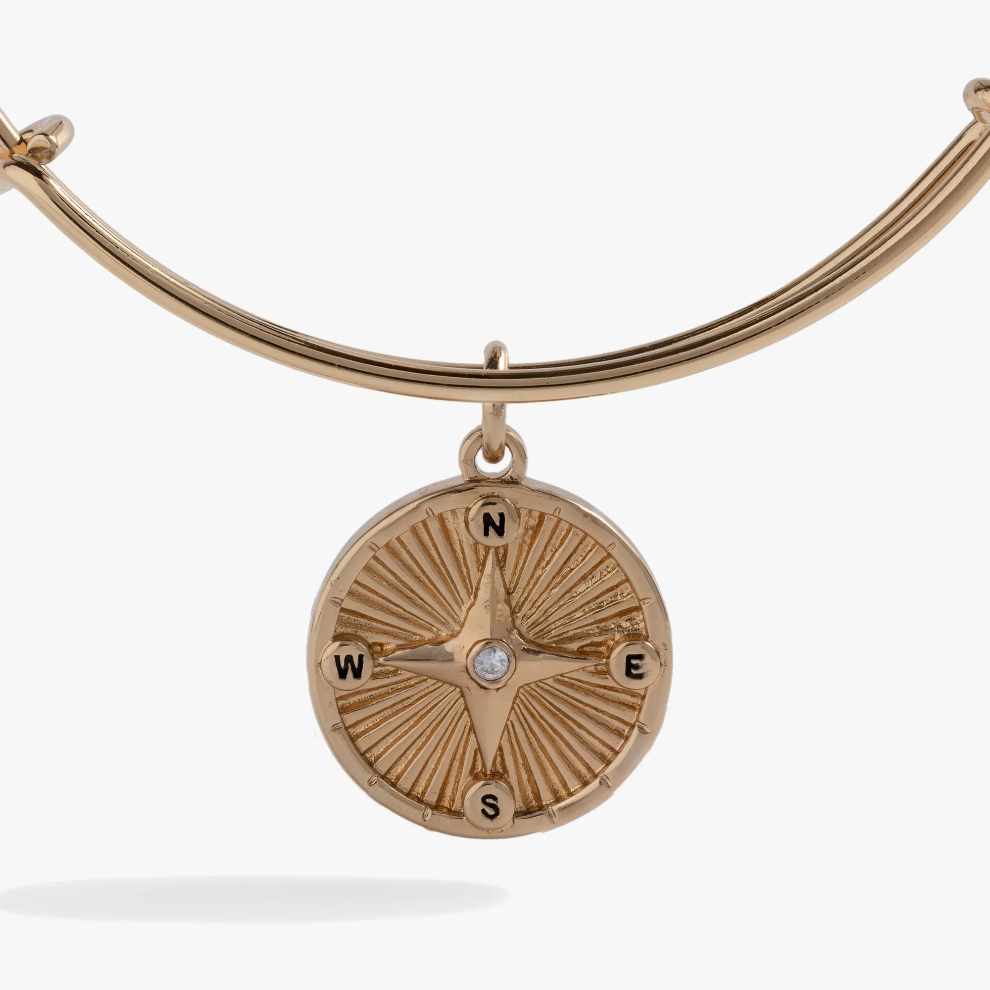 Compass Charm Bangle
