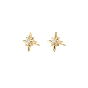 CZ Star Stud Earrings