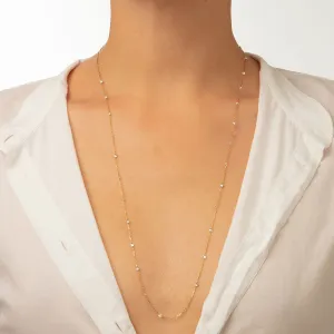Dana?? 18K Gold Necklace w. 35 Diamonds