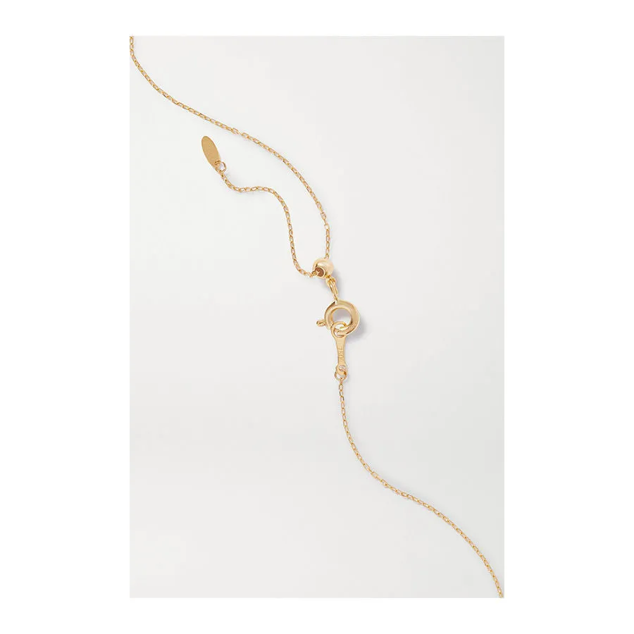 Dana?? Baguette Cut 18K Gold Necklace w. Diamonds