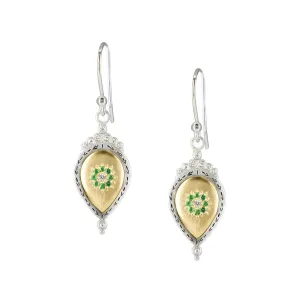 Emerald & Diamond Melody Earrings