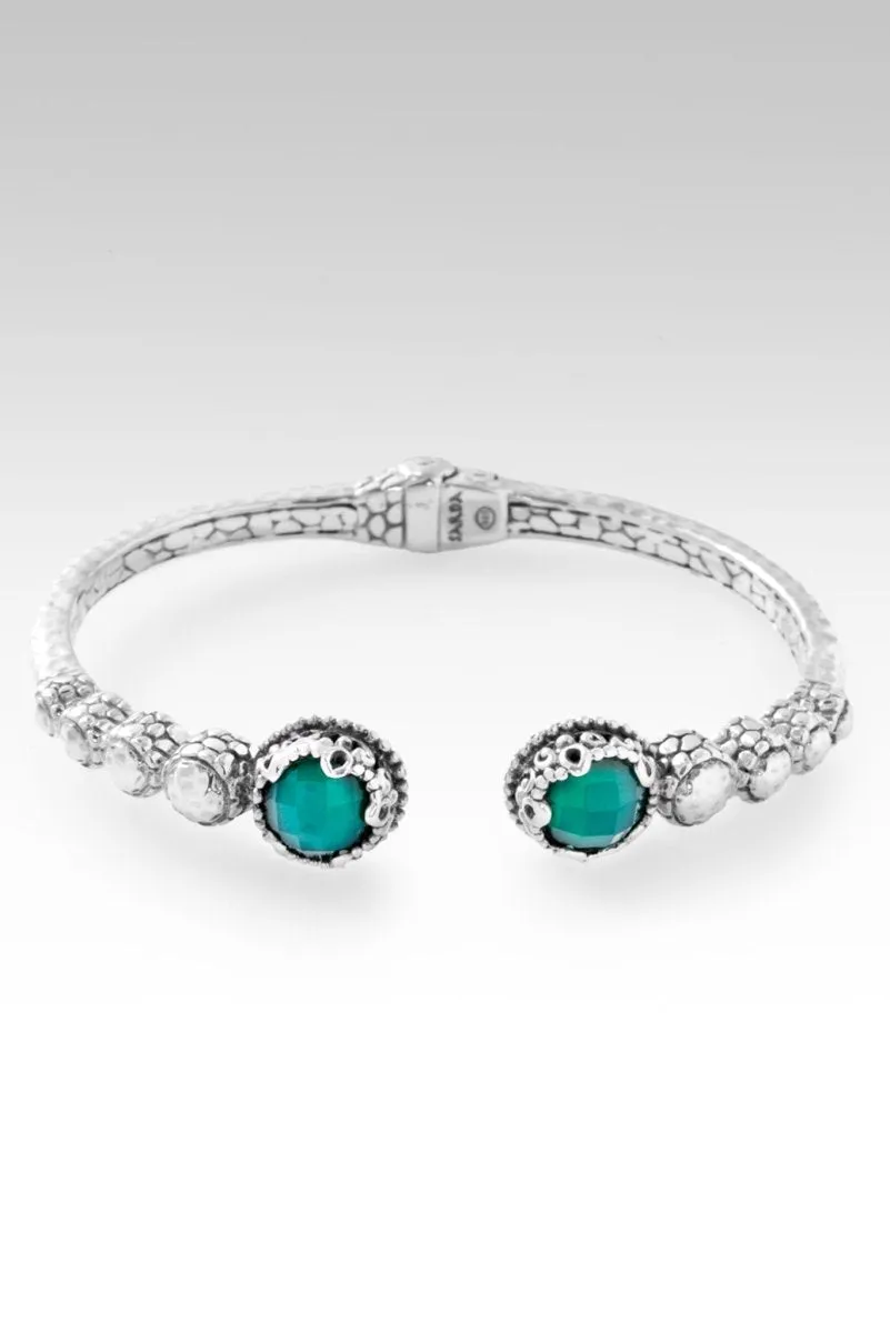 Faith in the Unseen Tip-to-Tip Bracelet? in Green Onyx