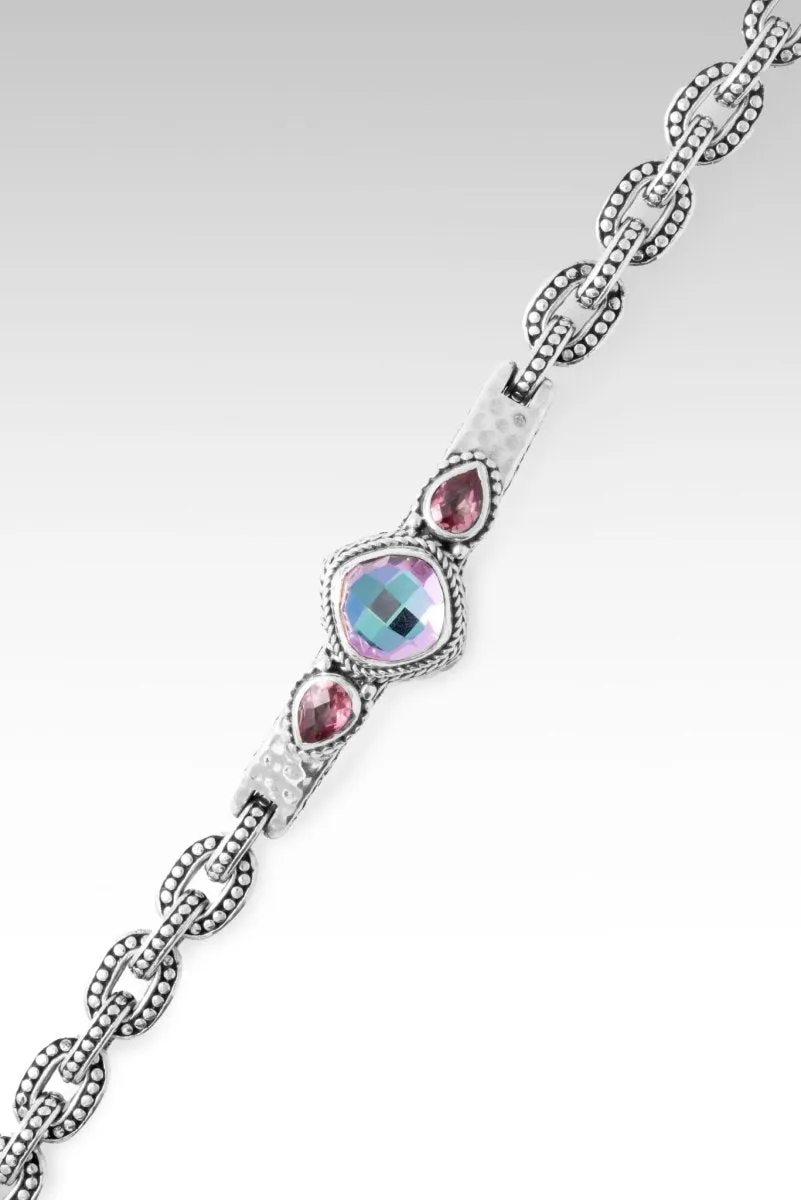 Faithful Devotion Bracelet? in Northern Lights Sky? Mystic Quartz & Pale Plum? Mystic Topaz