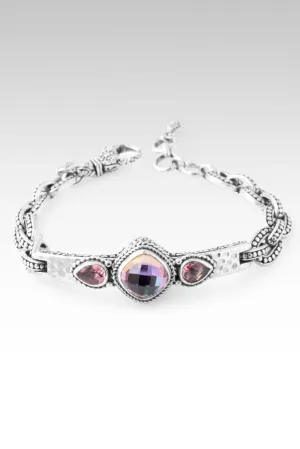 Faithful Devotion Bracelet? in Northern Lights Sky? Mystic Quartz & Pale Plum? Mystic Topaz
