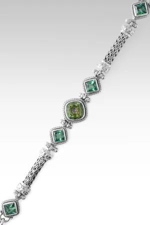 Faithful Heart Bracelet? in Odyssey Limelight? Mystic Quartz & Bali Hai? Mystic Topaz