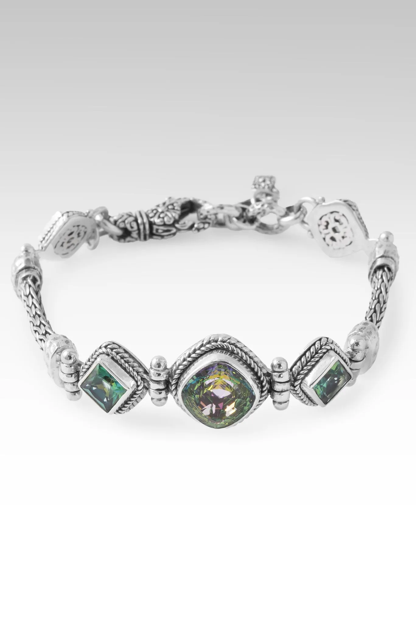 Faithful Heart Bracelet? in Odyssey Limelight? Mystic Quartz & Bali Hai? Mystic Topaz