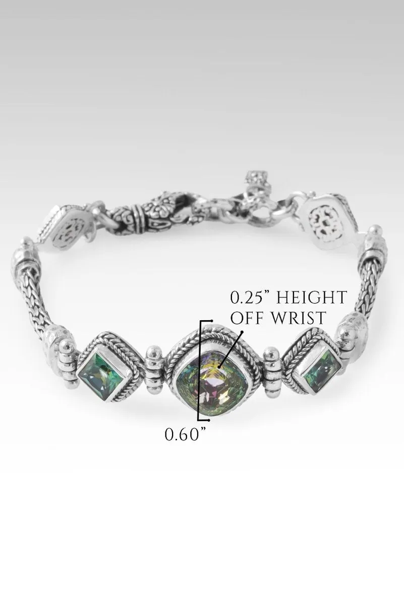 Faithful Heart Bracelet? in Odyssey Limelight? Mystic Quartz & Bali Hai? Mystic Topaz