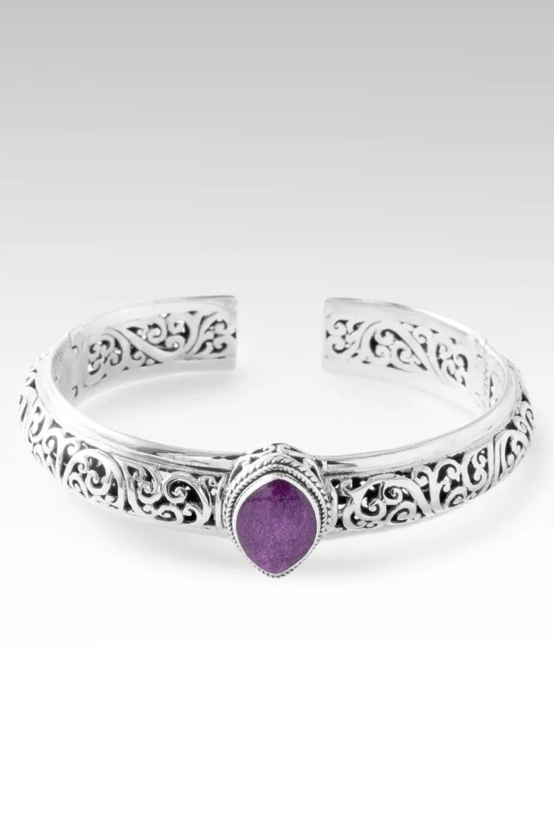 Faithful Walk Cuff? in Purpurite
