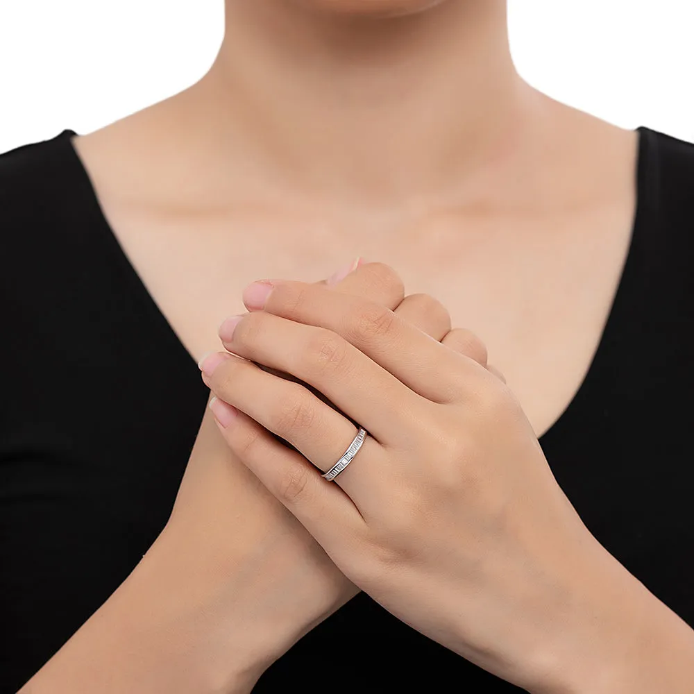 Full Band Baguette Ring