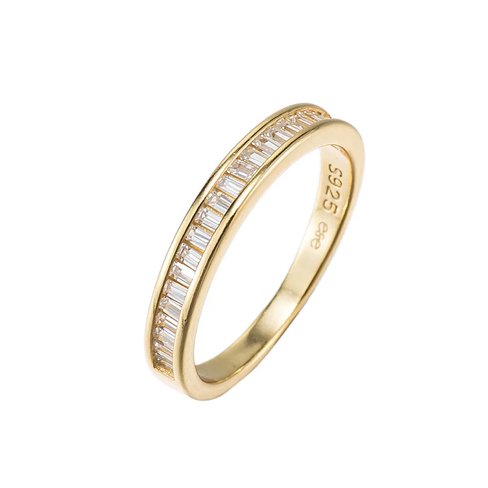 Full Band Baguette Ring