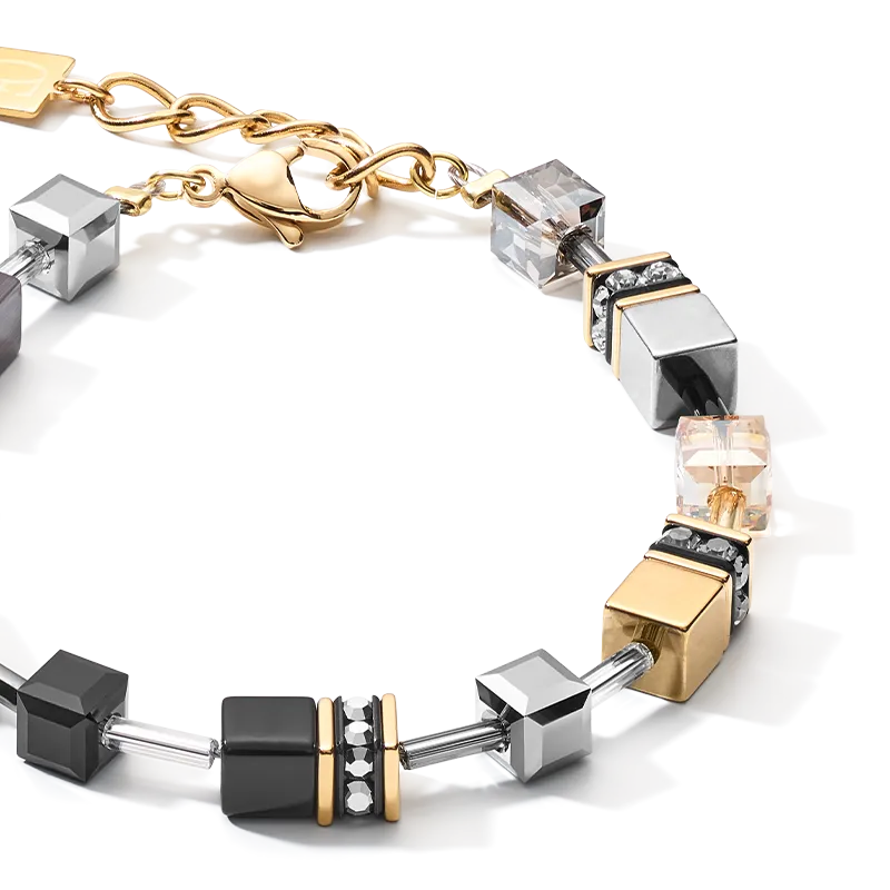 GEOCUBE? Bracelet grey-gold