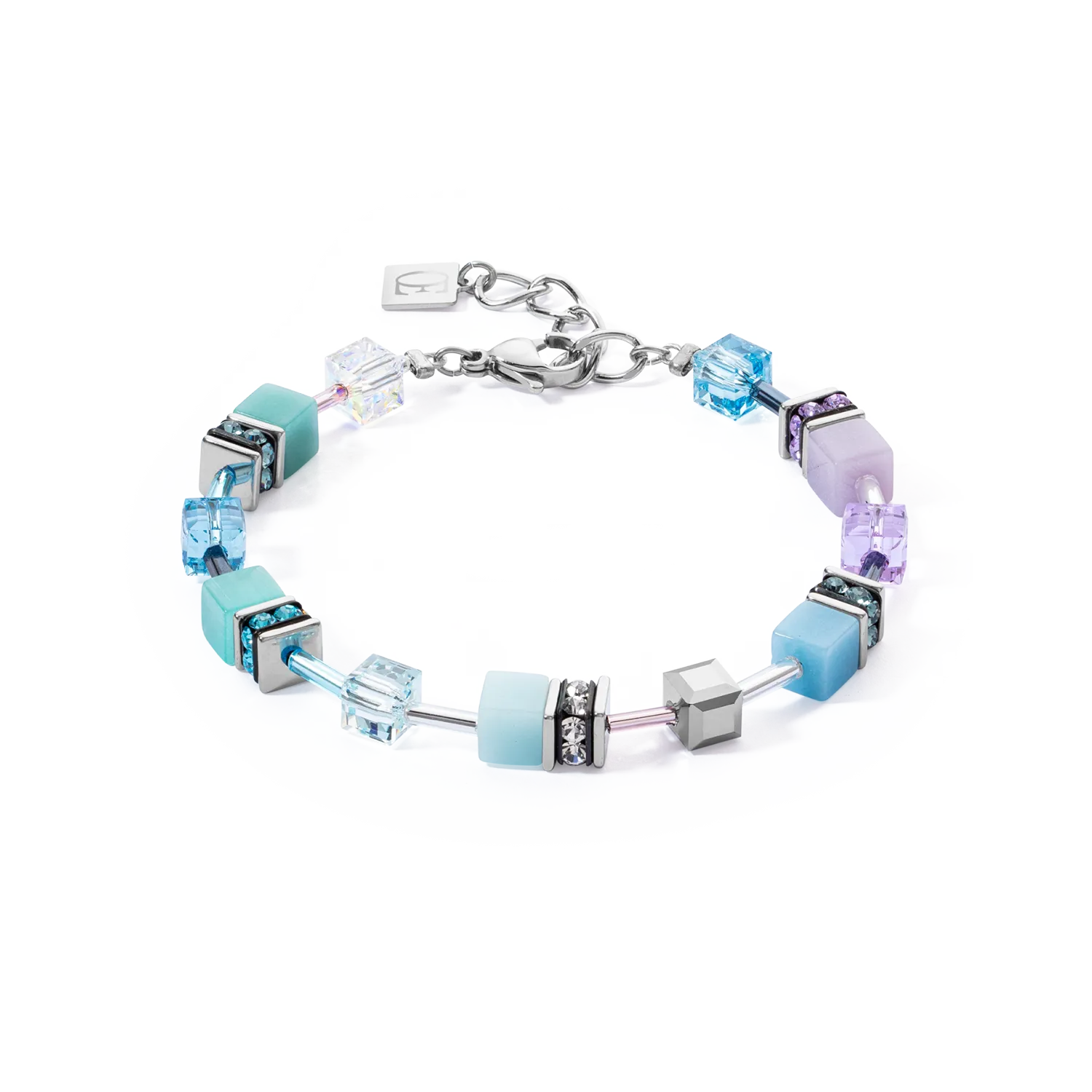 GeoCUBE? Iconic bracelet aqua-lilac