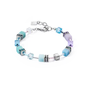 GeoCUBE? Iconic bracelet aqua-lilac