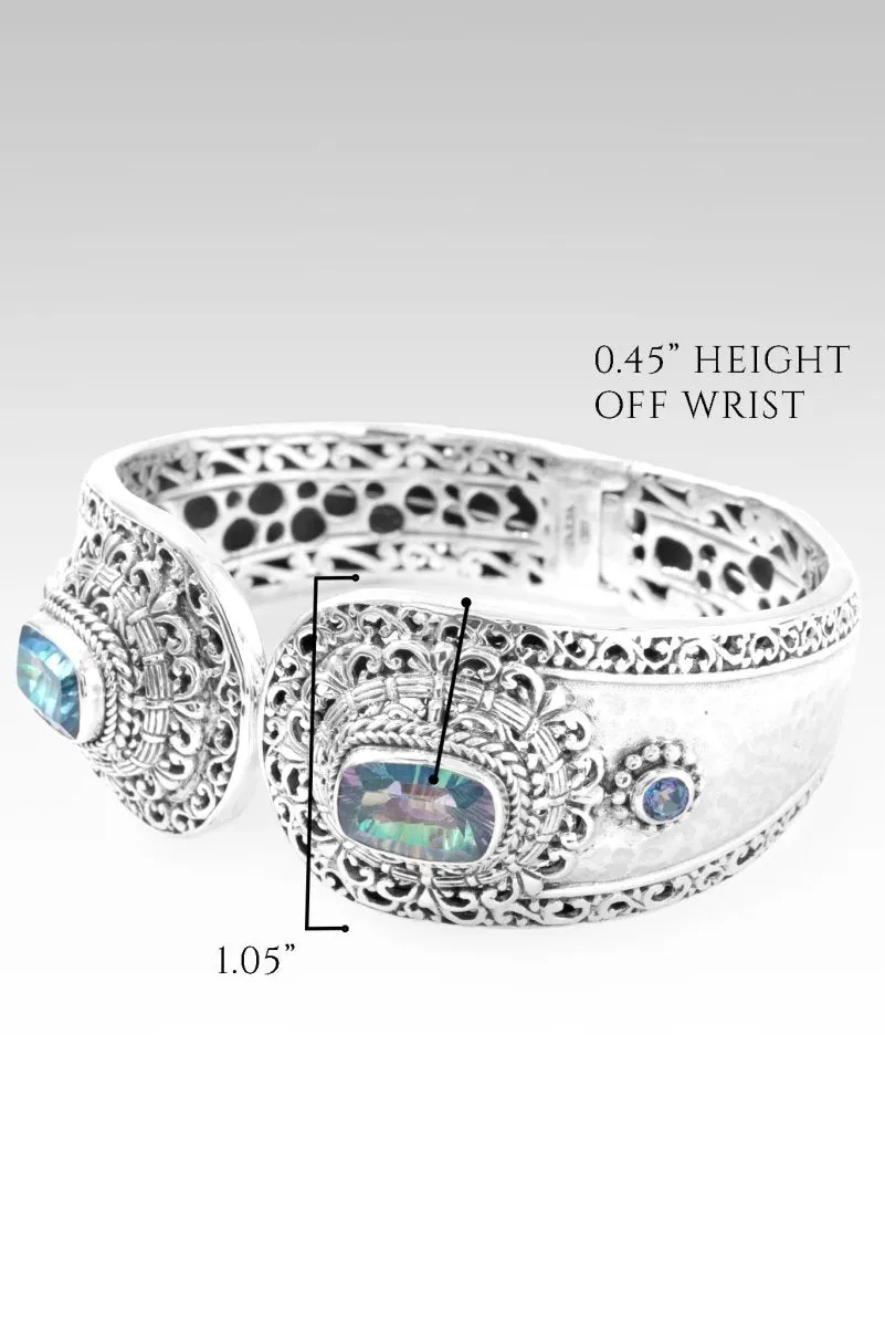 Gleeful Moments Tip-to-Tip Bracelet? in Dragon Wings? Mystic Quartz & Sheer Luck? Mystic Topaz