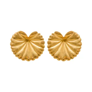 Gold Saori Single Earrings